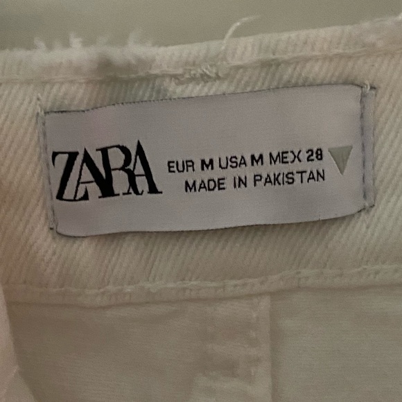 Zara white denim skirt - Picture 3 of 4